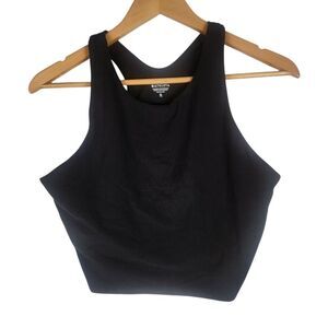 Athleta Black Crop Tank Top